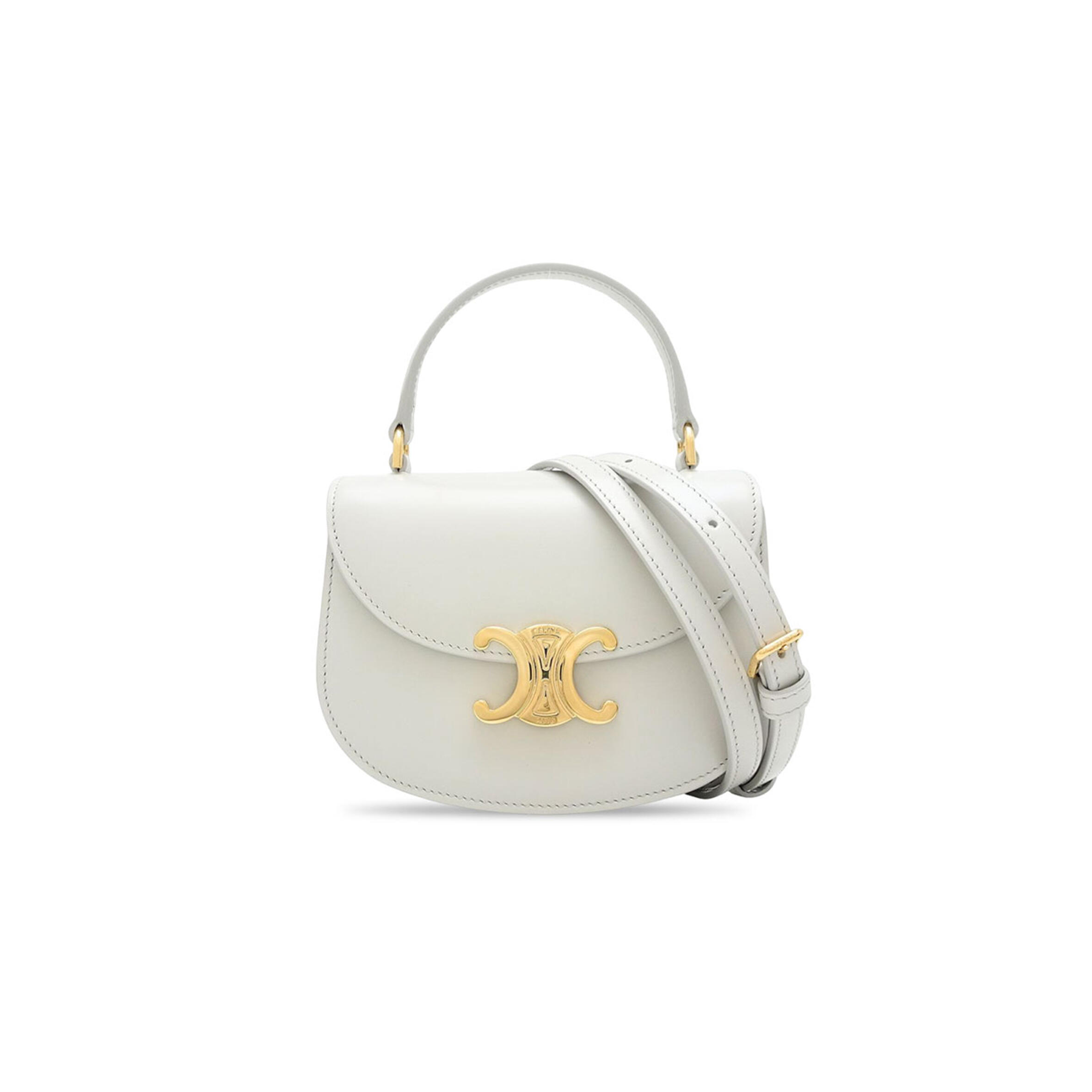 CELINE MINI BESACE CLEA IN SHINY CALFSKIN 10L063ETZ (15.5*11.5*5cm)